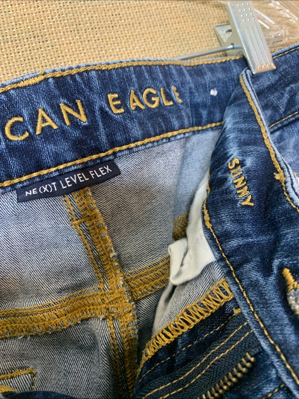 American Eagle Outfitters Women’s Skinny Jeans - Dark Blue Wash - Picture 4 of 9